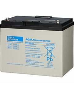Cellpower CPX Accu/batterij 80 Ah - 12 volt met hoge capaciteit