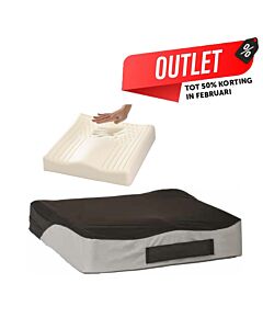 Topform anti-decubitus traagschuim kussen voor rolstoel en stoel