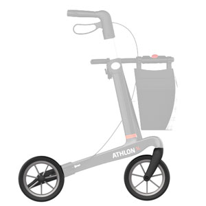 Zachte banden voor de rollator