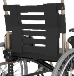 Rolstoel spanbandenrug