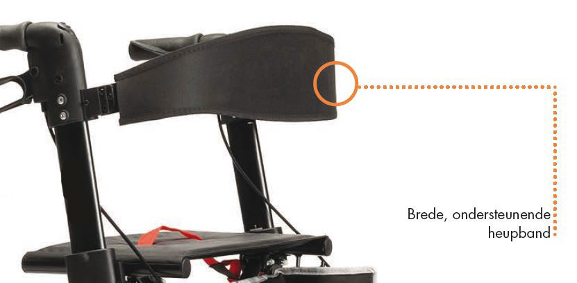 Ruggesteun rollator Quava