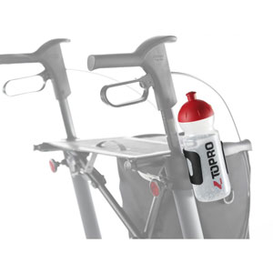 Rollator flessenhouder