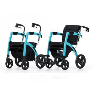 Rollator rolstoel combinatie