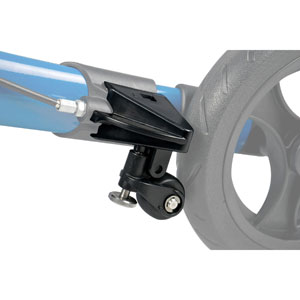 Rollator voorzien van sleepremmen